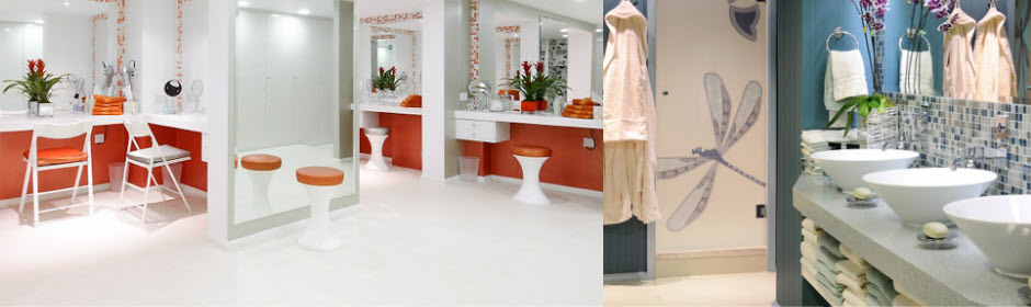 butterfly dressing room